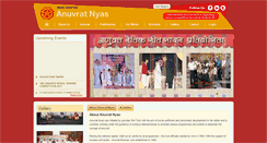 Desktop Screenshot of anuvratnyas.org